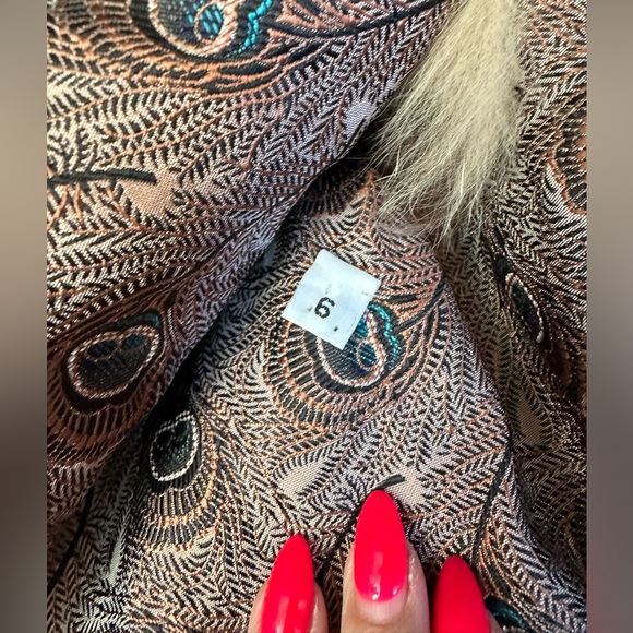 Gorgeous Cropped real fox fur vest Saga Ruffian sz 6 lined great condition SM - Picture 9 of 11